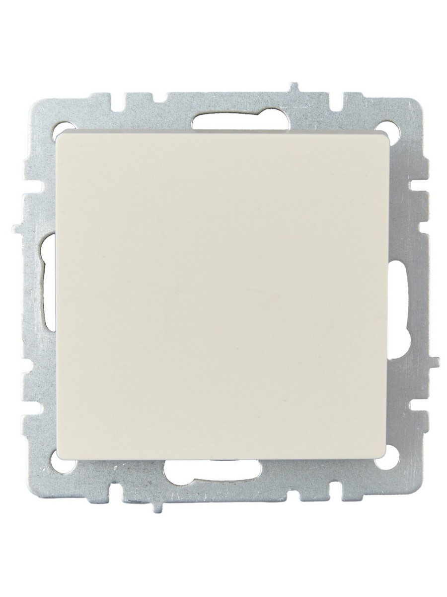 IEK Brite Бежевый Выключатель IEK BRITE 1-клавишный перекрестный 10А ВС10-1-3-БрКр бежевый BR-V13-0-10-K10