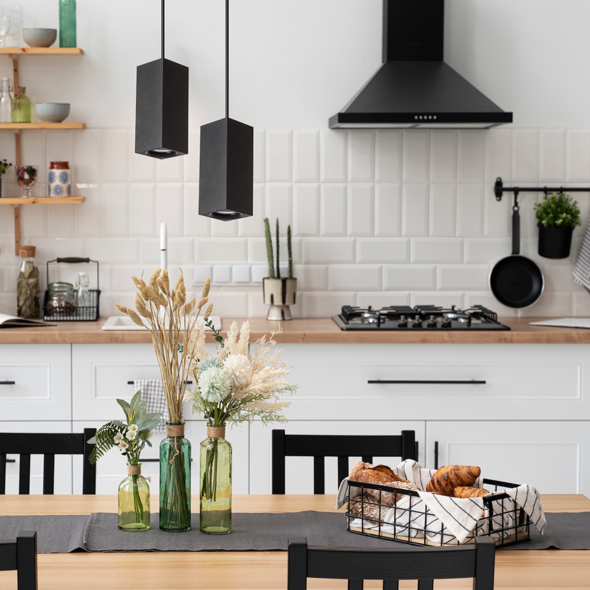 Подвесные светодиодные светильники Светильник подвесной Feron ML1748 Barrel QUAD levitation черный 48431 