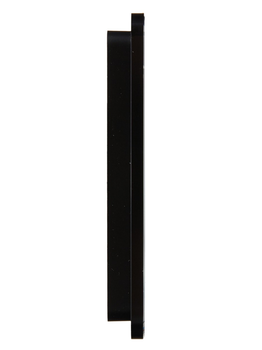 Рамка IEK BRITE DECOR Черный/алюм металл. скругл.угол 2-м РУ-2-1-Бр RE AL BR-M22-M-21-K02