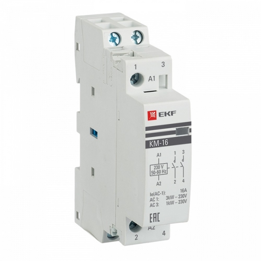 Контакторы Контактор EKF PROxima модульный КМ 16А NО+NC (1 мод.) km-1-16-11 