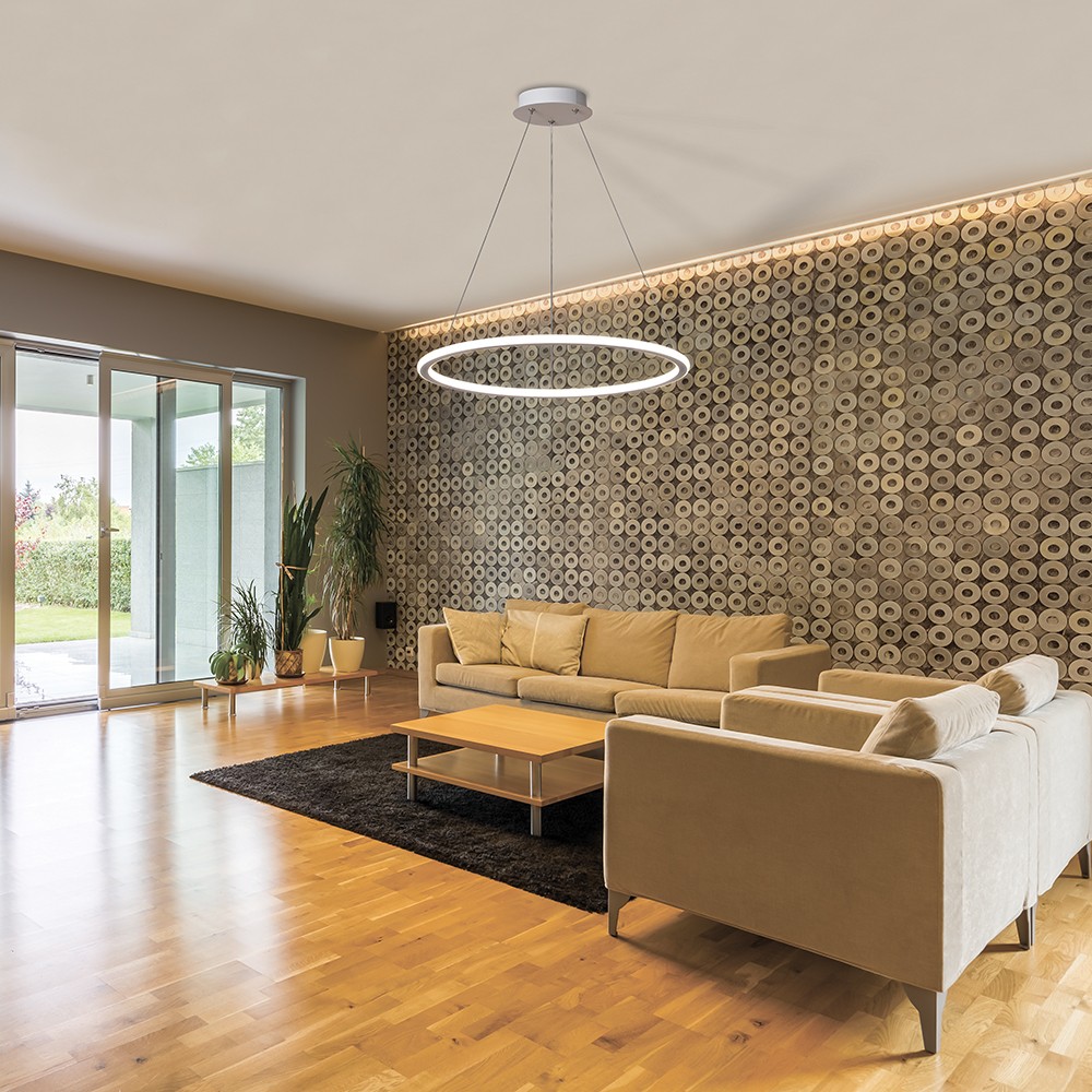 Подвесные светодиодные светильники Светильник подвесной накладной Feron AL5808 60W 4000K 41700 