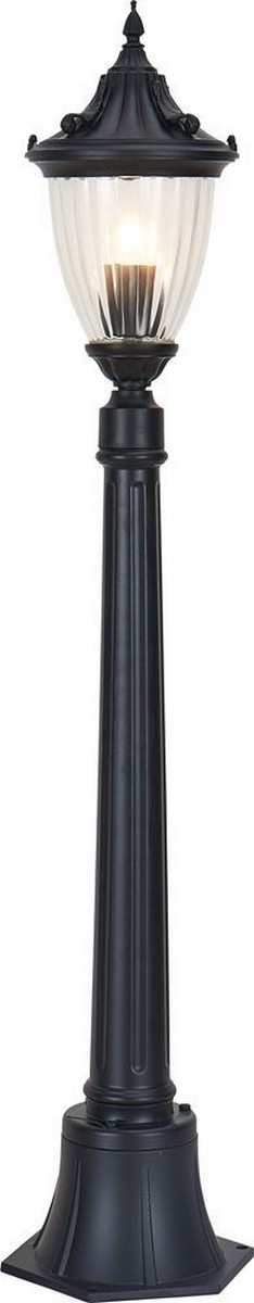 Уличные светильники столб Светильник садово-парковый Feron PL586 столб 60W 230V E27 черный 41167 