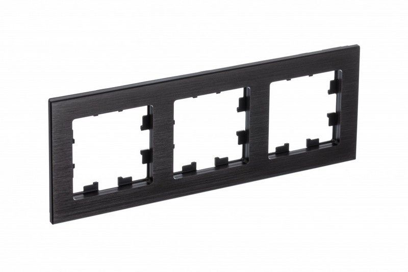 AtlasDesign Рамки Nature Рамка Systeme Electric AtlasDesign Nature Металл оникс 3-ая ATN312303