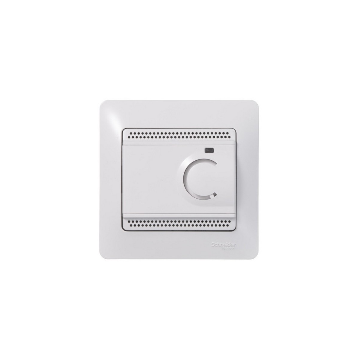 Glossa Белый Термостат Systeme Electric Glossa Белый электронный теплого пола с датчиком, 10A  GSL000138