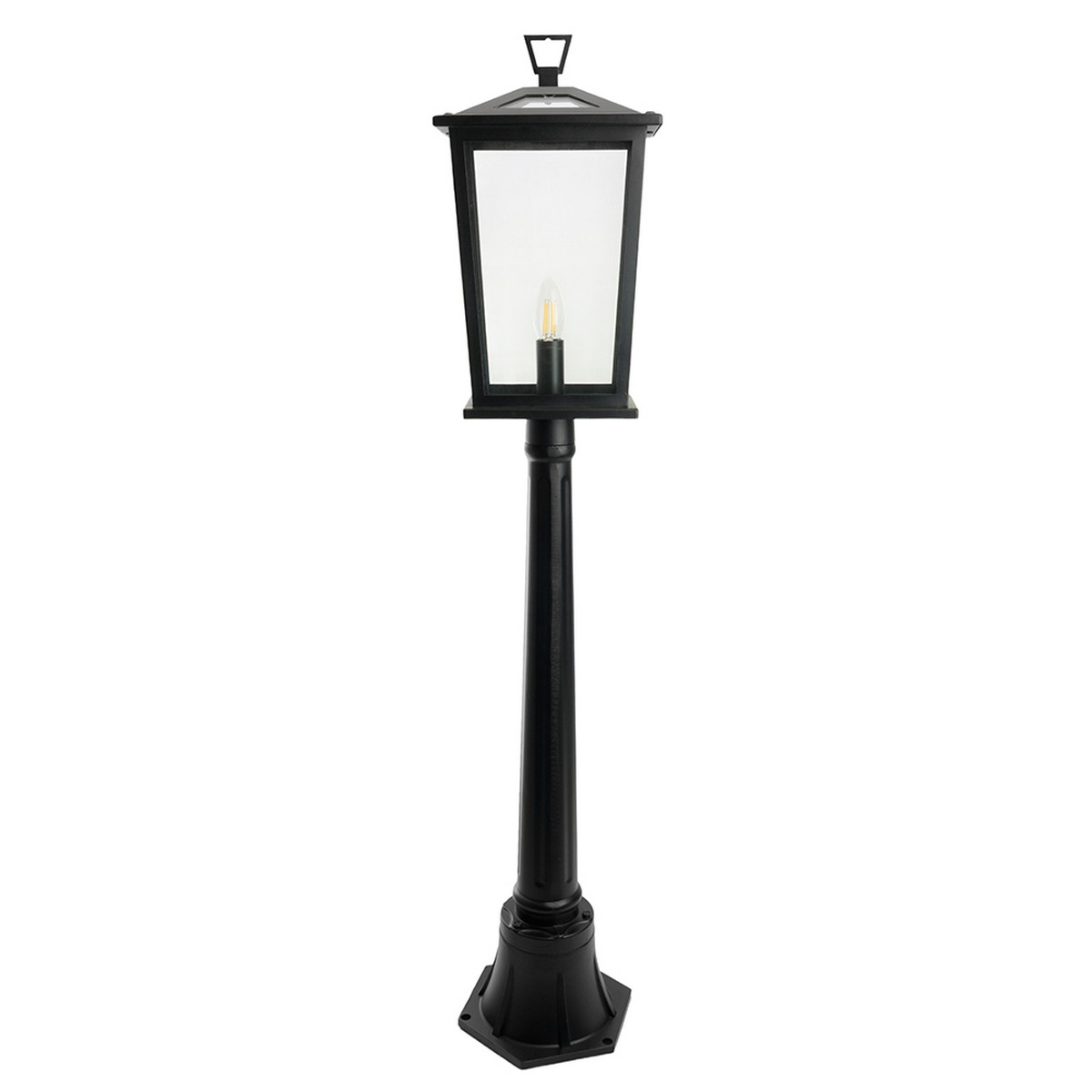 Уличные светильники столб Светильник садово-парковый Feron PL756 столб E14 черный 51282 