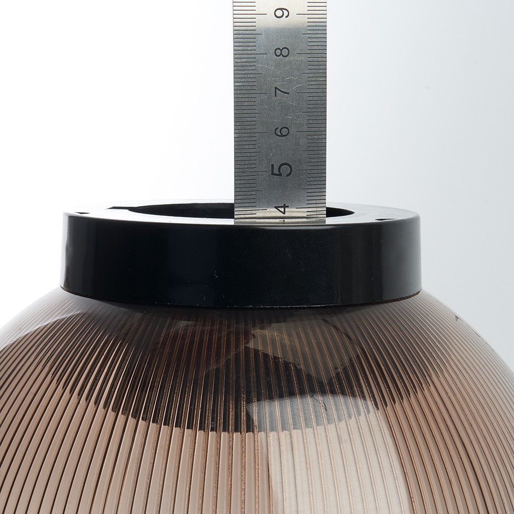 Уличные светильники на постамент Светильник садово-парковый Feron НТУ 02-60-205 шар ПМАА E27 230V призма дымчатый 11567 