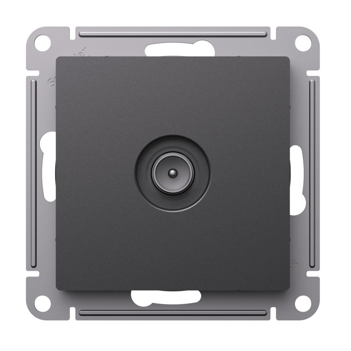 AtlasDesign Базальт Розетка Systeme Electric AtlasDesign Базальт TV проходная 4DB, ATN001492