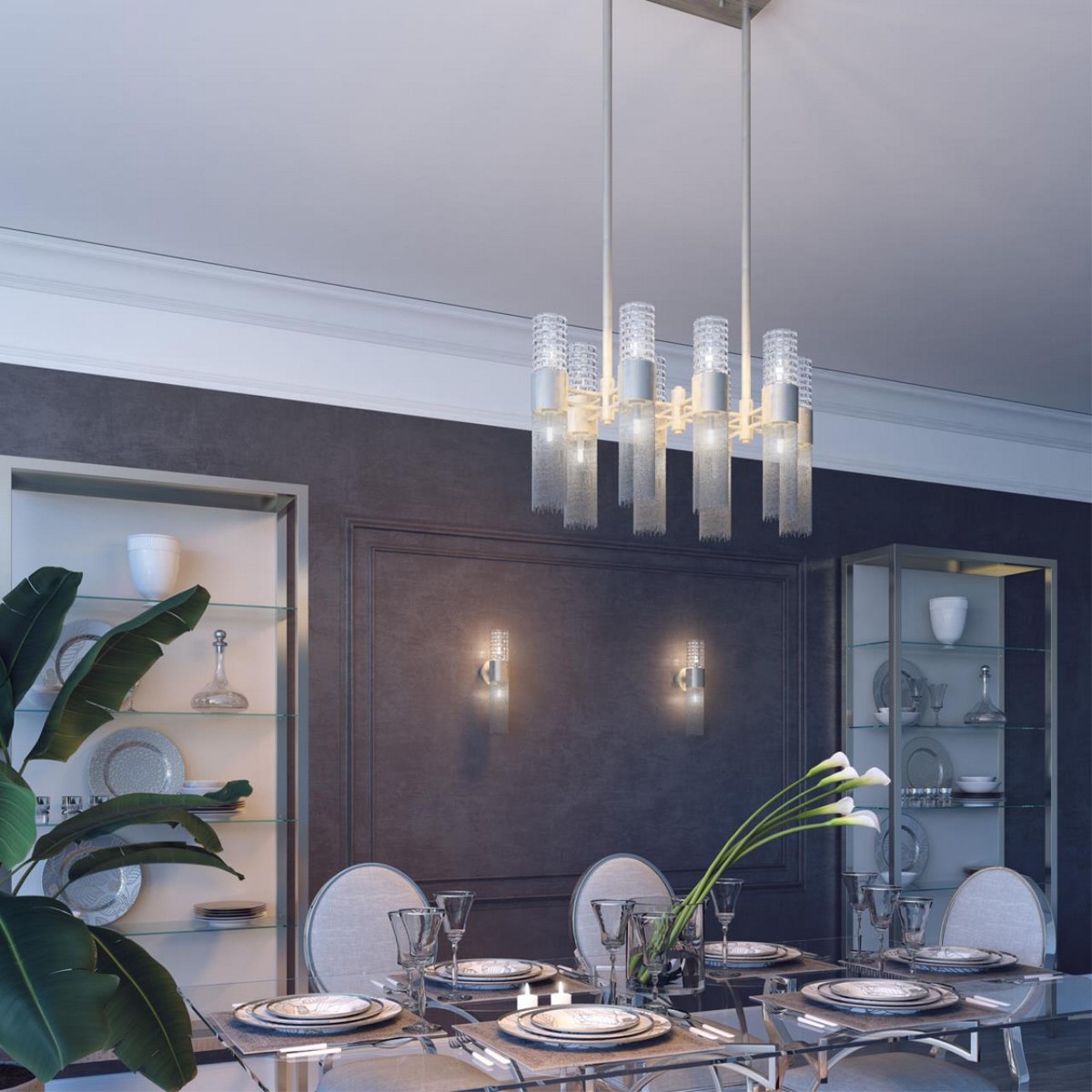 Подвесные светодиодные светильники Подвес ODEON LIGHT 4631/1 PERLA 