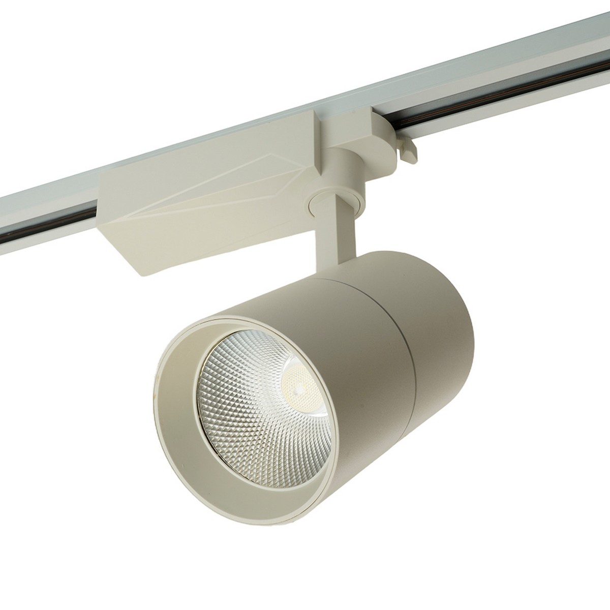 Трековые светодиодные светильники Светодиодный светильник Feron AL103 трековый на шинопровод 30W 4000K 35 градусов белый TrueColor 48941 