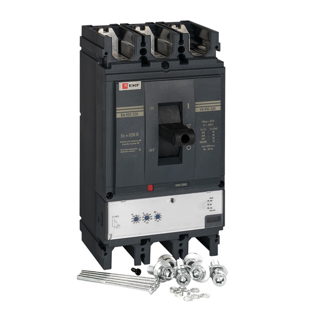 Автоматический выключатель EKF PROxima ВА-99C (Compact NS) 630/630А 3P 45кА mccb99C-630-630