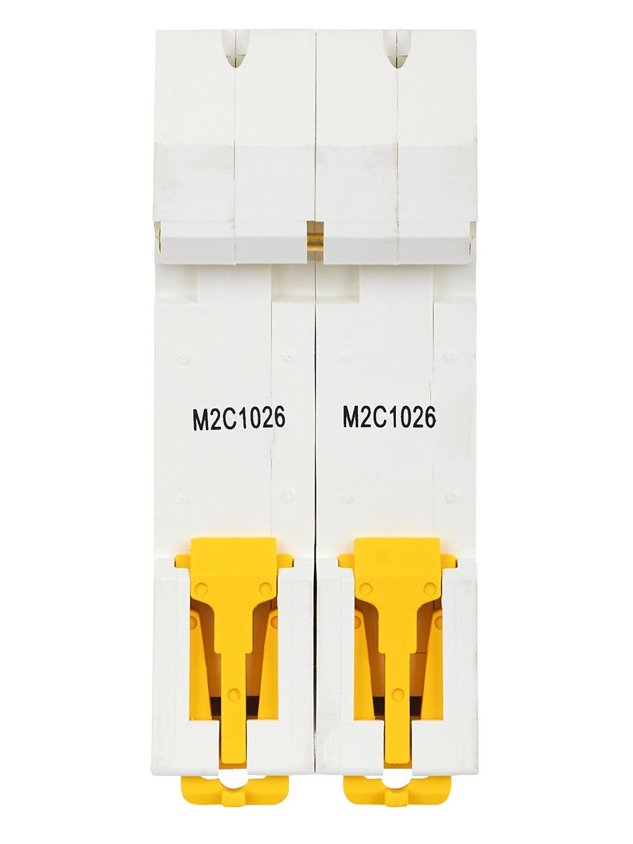 2 полюсные (двухполюсные) Автоматический выключатель IEK ARMAT M06N 2P C 10А AR-M06N-2-C010 