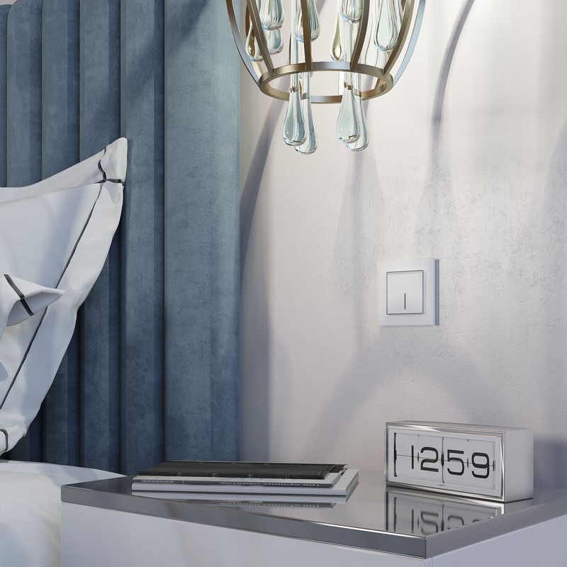 Werkel Белый механизмы Сенсорный Выключатель Werkel одноклавишный с подсветкой 1000 Вт (белый) W4510001