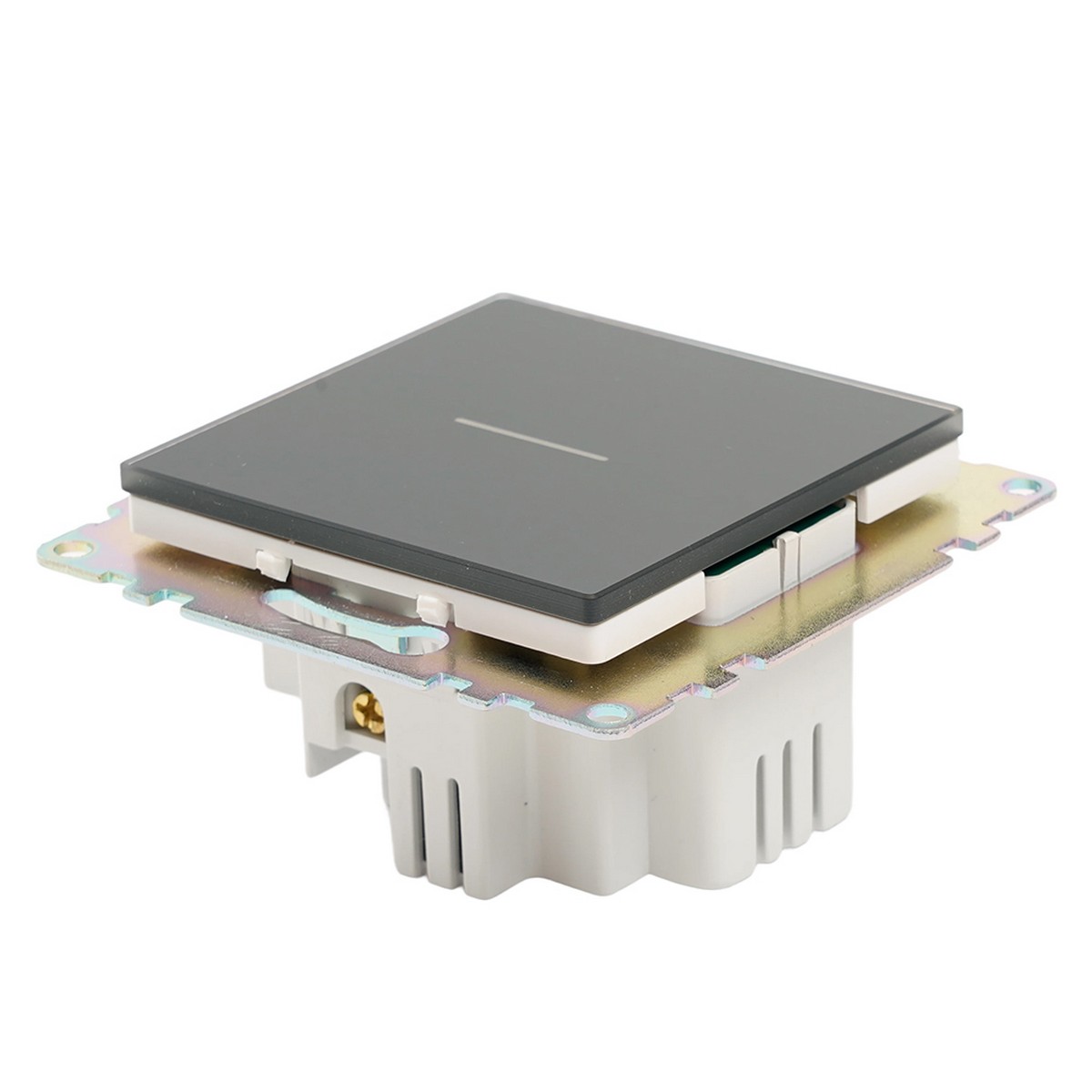 Катрин - Розетки и выключатели Stekker Выключатель 1-клавишный STEKKER сенсорный Катрин черный 50272