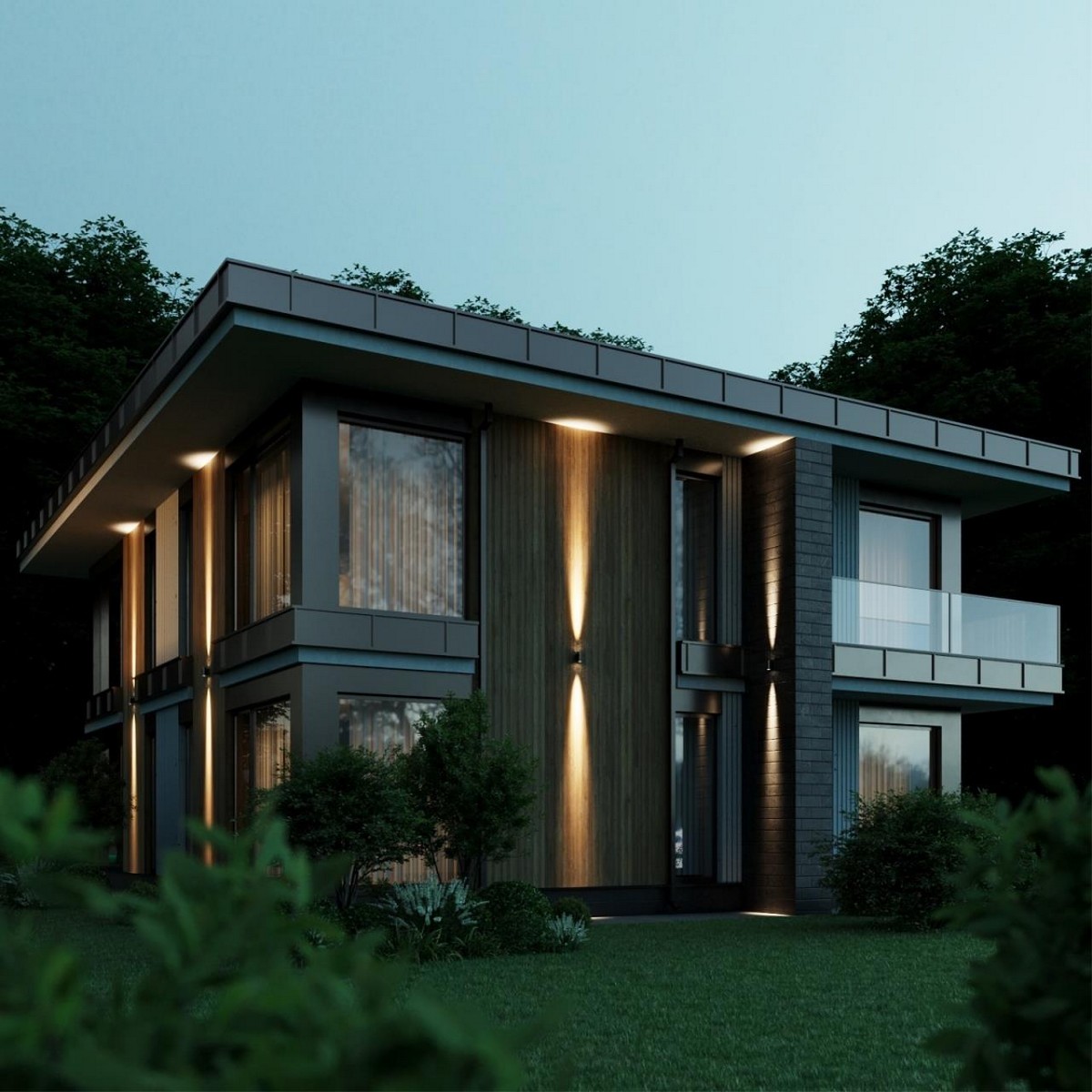 Бра Настенный светильник ODEON LIGHT 7071/8WL LONG LED 