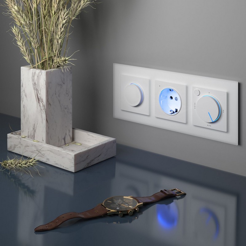 Werkel Белый механизмы Розетка Werkel с заземлением и подсветкой (белая) W1171401