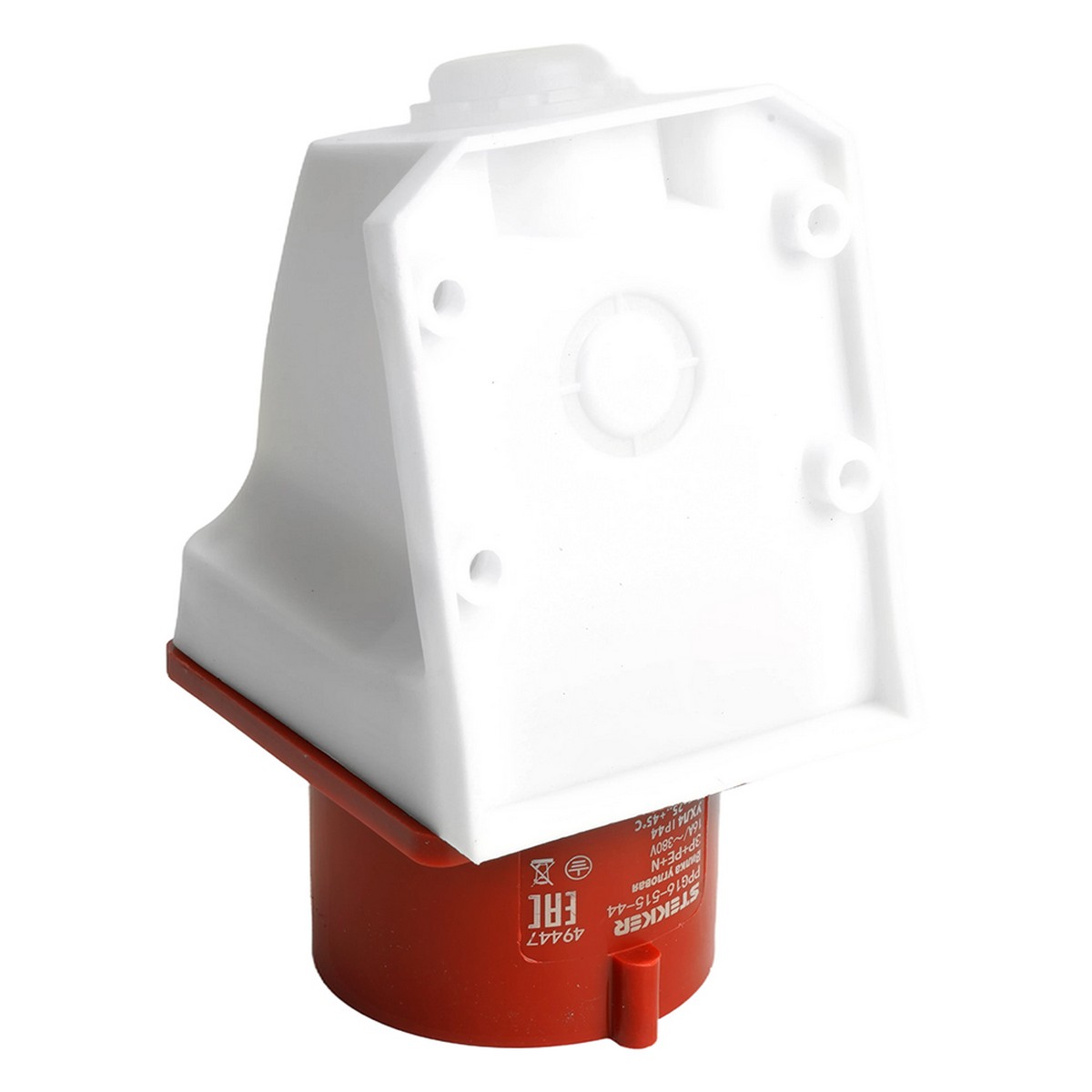 Силовые разъемы и вилки Вилка Stekker угловая ST-515 16А 380В 3P+PE+N IP44 PPG16-515-44 49447 