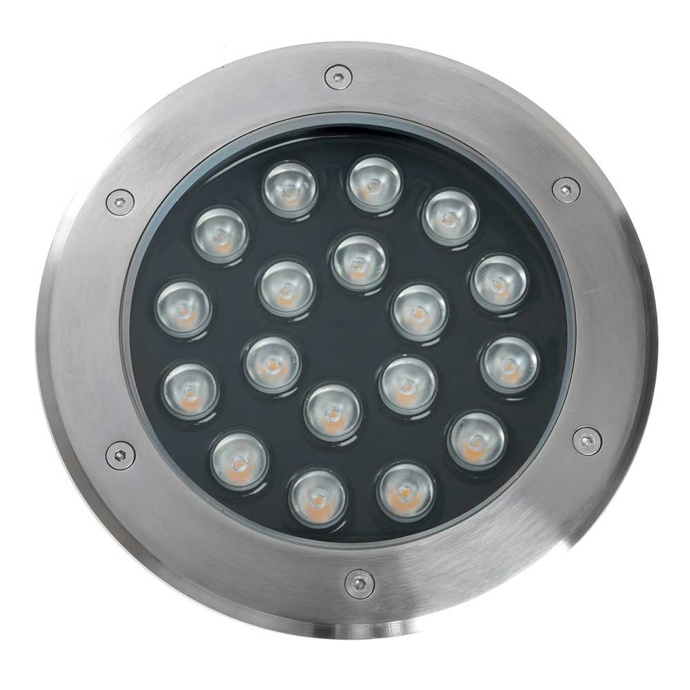 Светодиодный светильник тротуарный (грунтовый) Feron SP2804 20W 12V 3000K IP67 48348