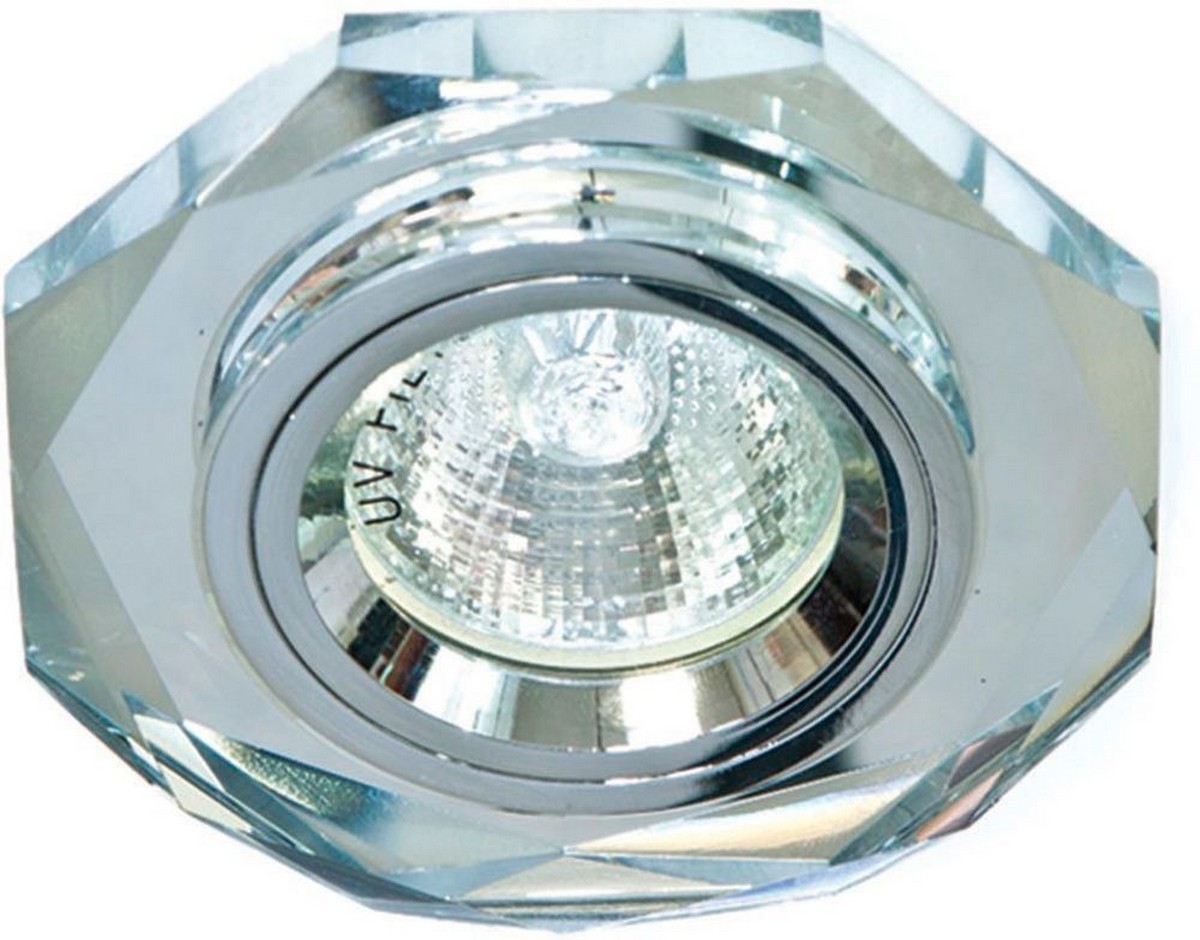 Светильник встраиваемый Feron DL8020-2 потолочный серебристый MR16 G5.3 19701