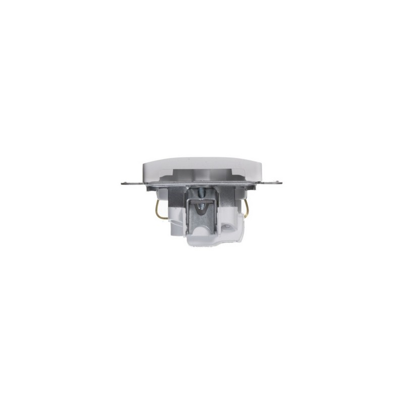 Розетка Systeme Electric Glossa Белый с заземлением GSL000143