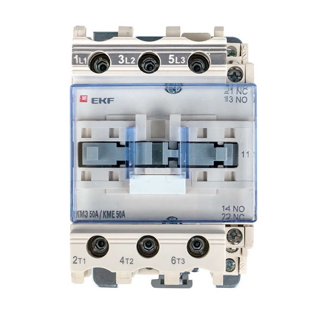 Контактор EKF PROxima КМЭ малогабаритный 50А 220В NO+NC ctr-s-50-220