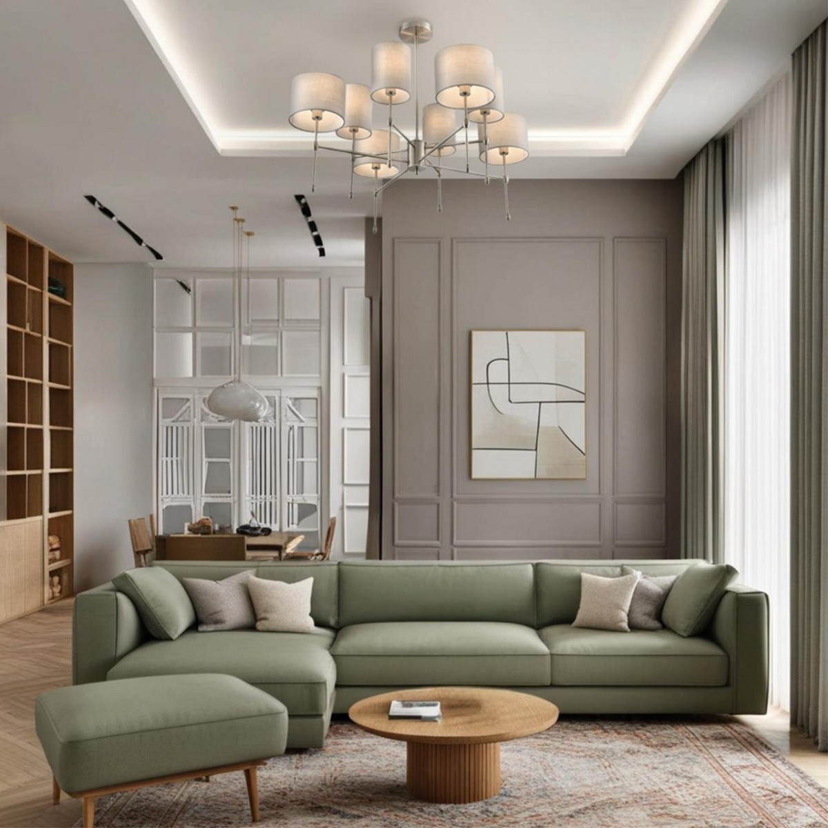 Люстры Люстра на штанге LUMION 8262/8C LATTI 