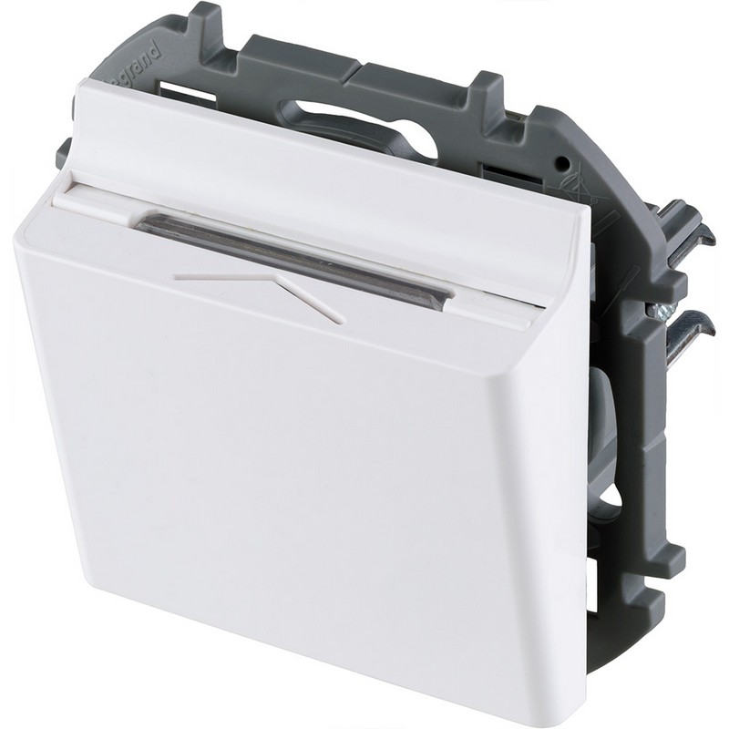 Выключатель Legrand INSPIRIA Белый для гостиничных номеров 673800