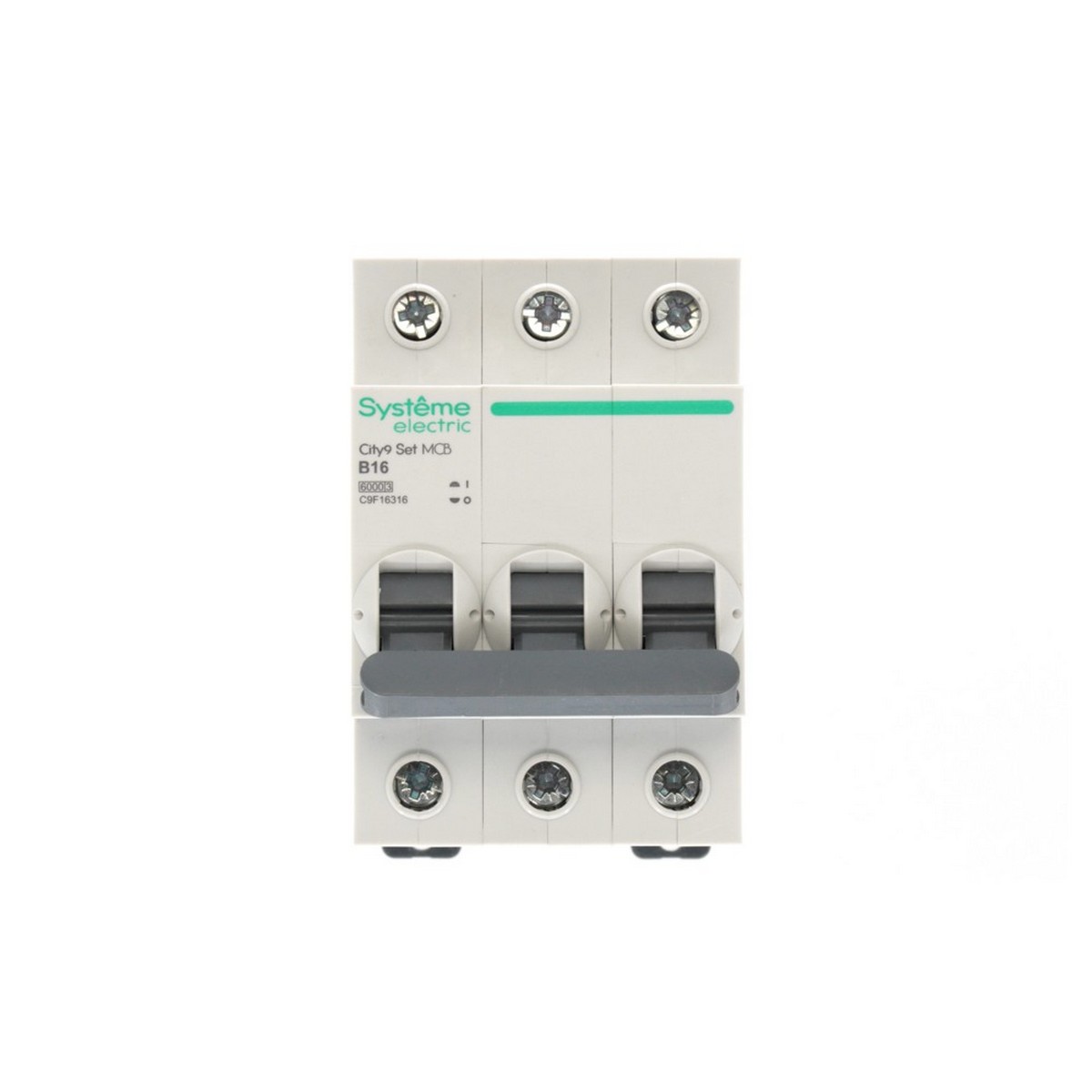 Автоматический выключатель Systeme Electric City9 Set (АВ) B 16А 3P 6kA C9F16316