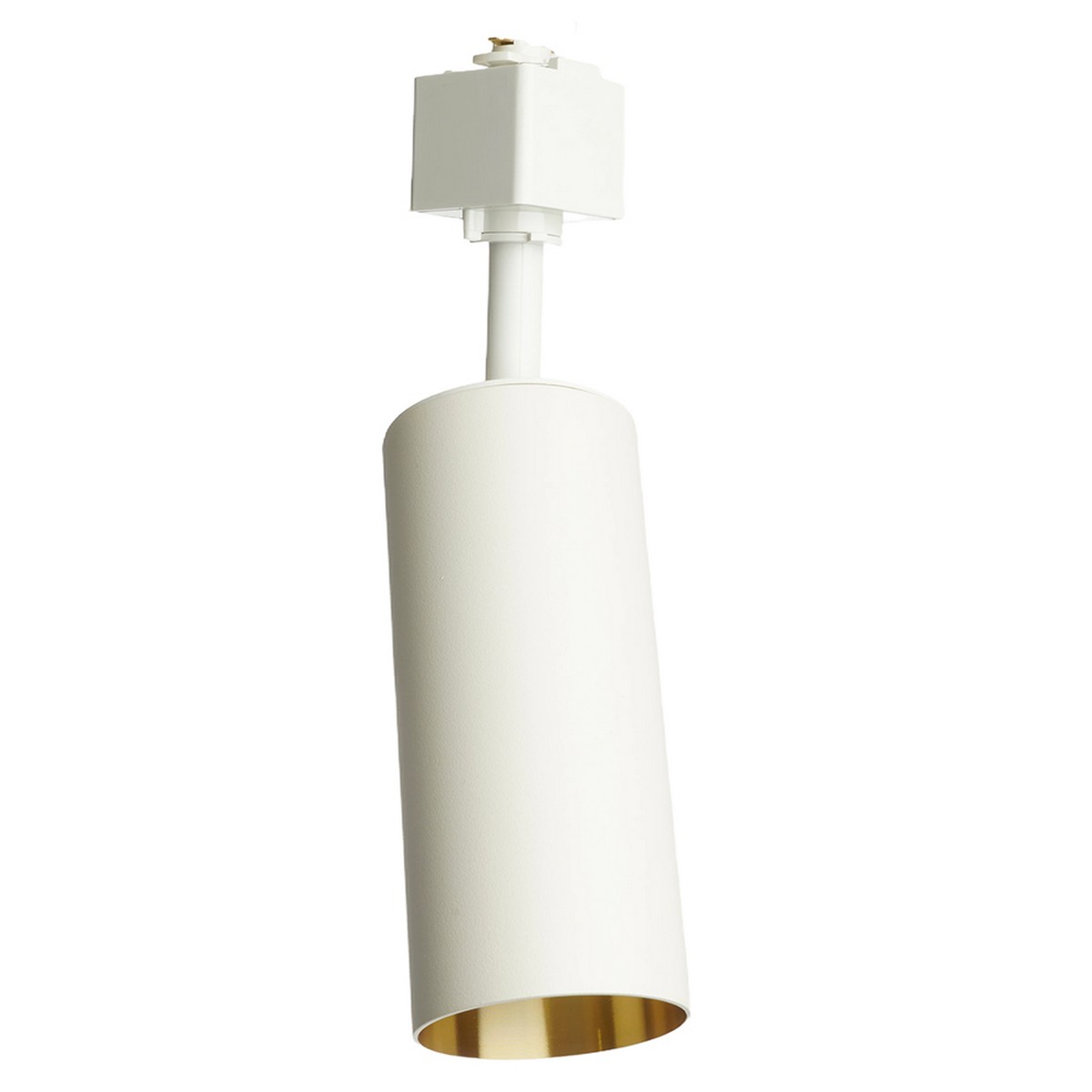 Трековые светодиодные светильники Светильник Feron AL155 трековый под лампу GU10 белый-золото 48714 