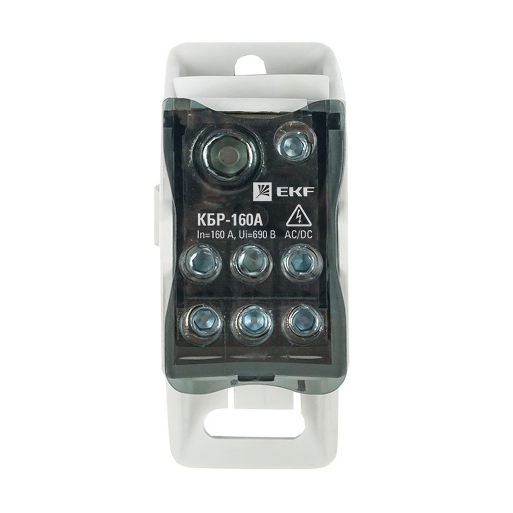 Комплектующие для щитов Блок КБР EKF PROxima на DIN-рейку и монтажную панель 160A plc-kbr160 