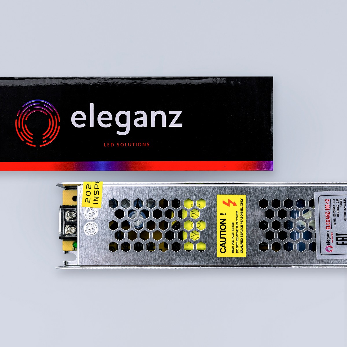 Блоки питания для светодиодной ленты Блок питания для светодиодной ленты Eleganz 12V 100W IP20 узкий 1101 