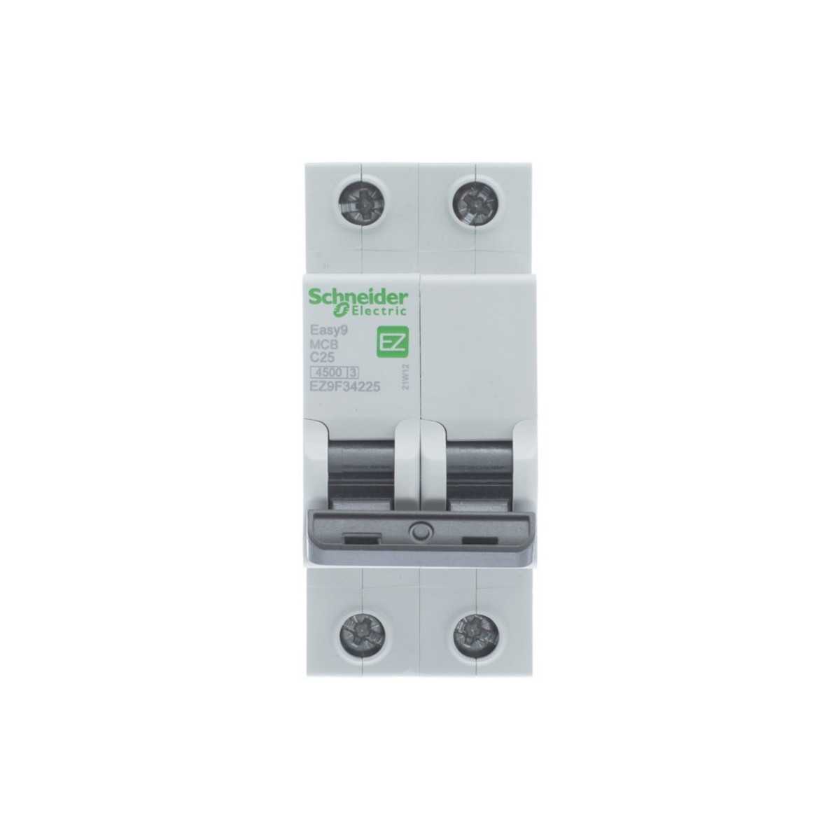 2 полюсные (двухполюсные) Автоматический выключатель SCHNEIDER ELECTRIC EASY 9 2P 25A (С) 4,5kA EZ9F34225 