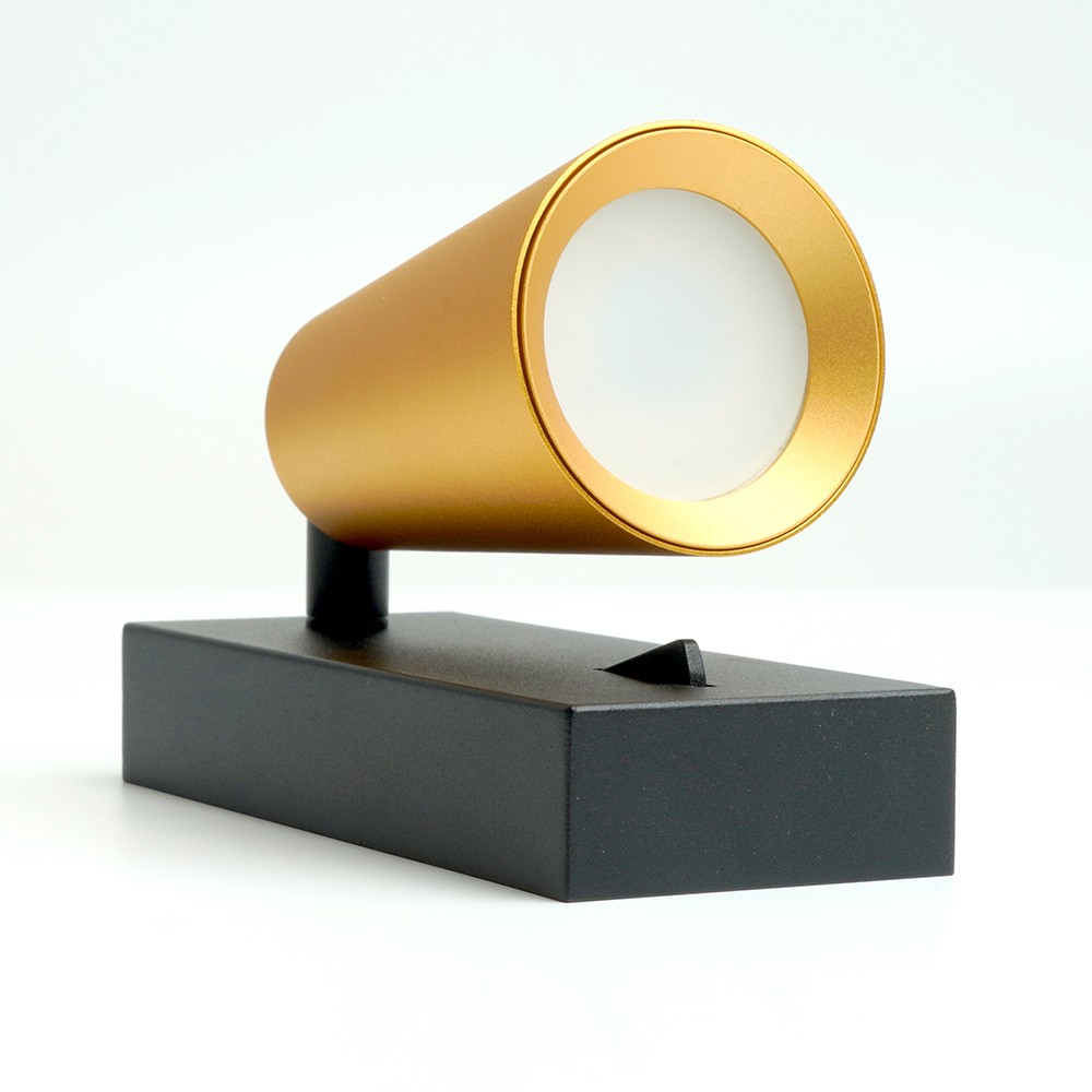 Светильник Feron ML1850 BELL 35W 230V GU10 золото и чёрный 48420