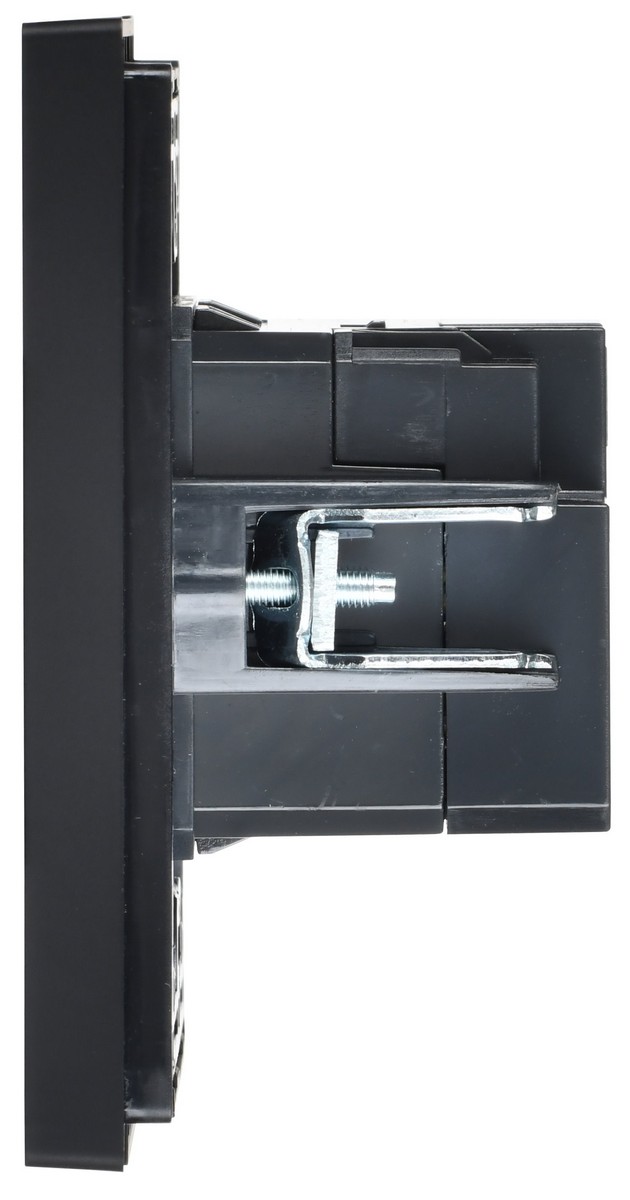 Розетка IEK FORTE&PIANO Черный USB A+C 3,1А FP150