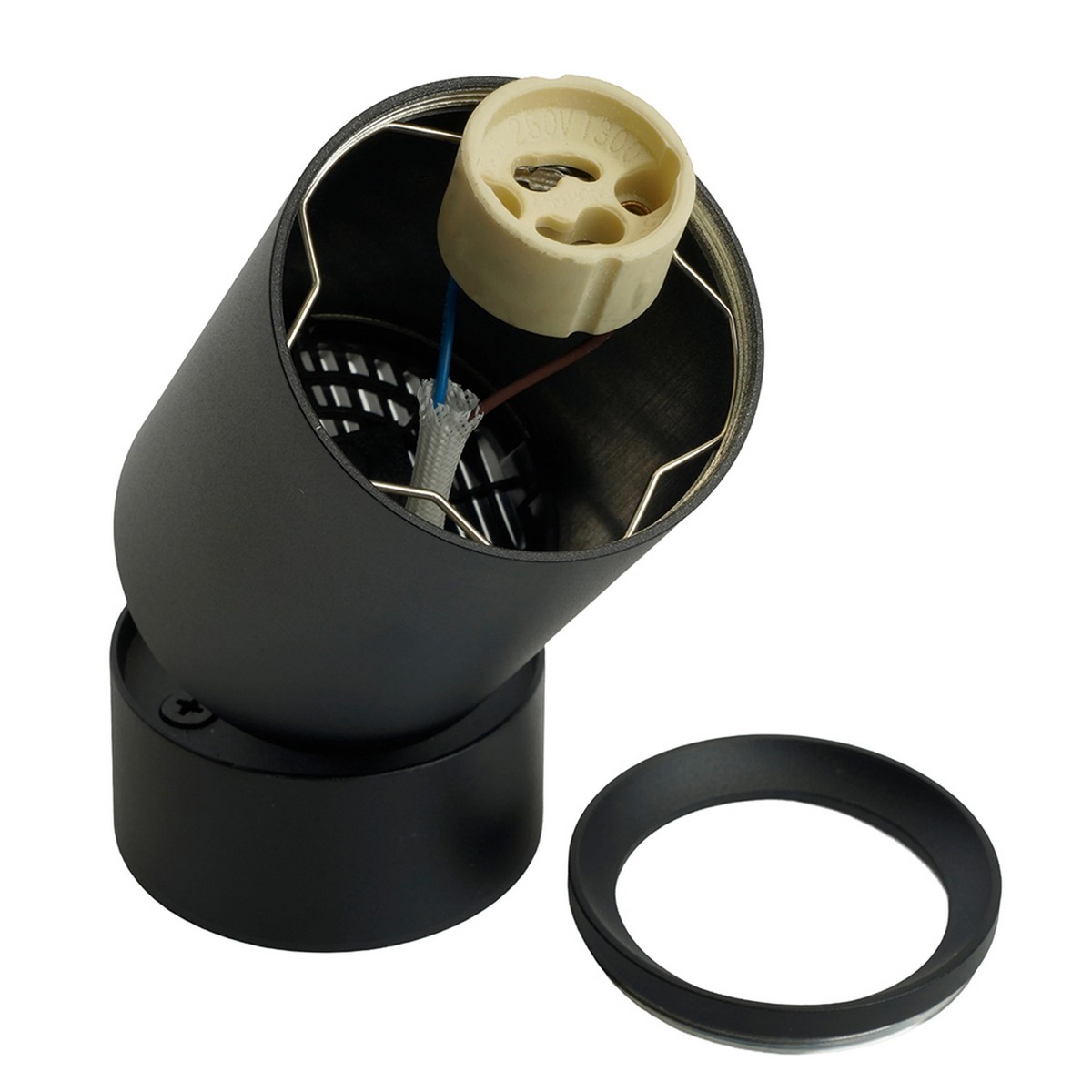 Светильники споты светодиодные Светильник спот Feron ML180 накладной под лампу GU10 черный 41877 