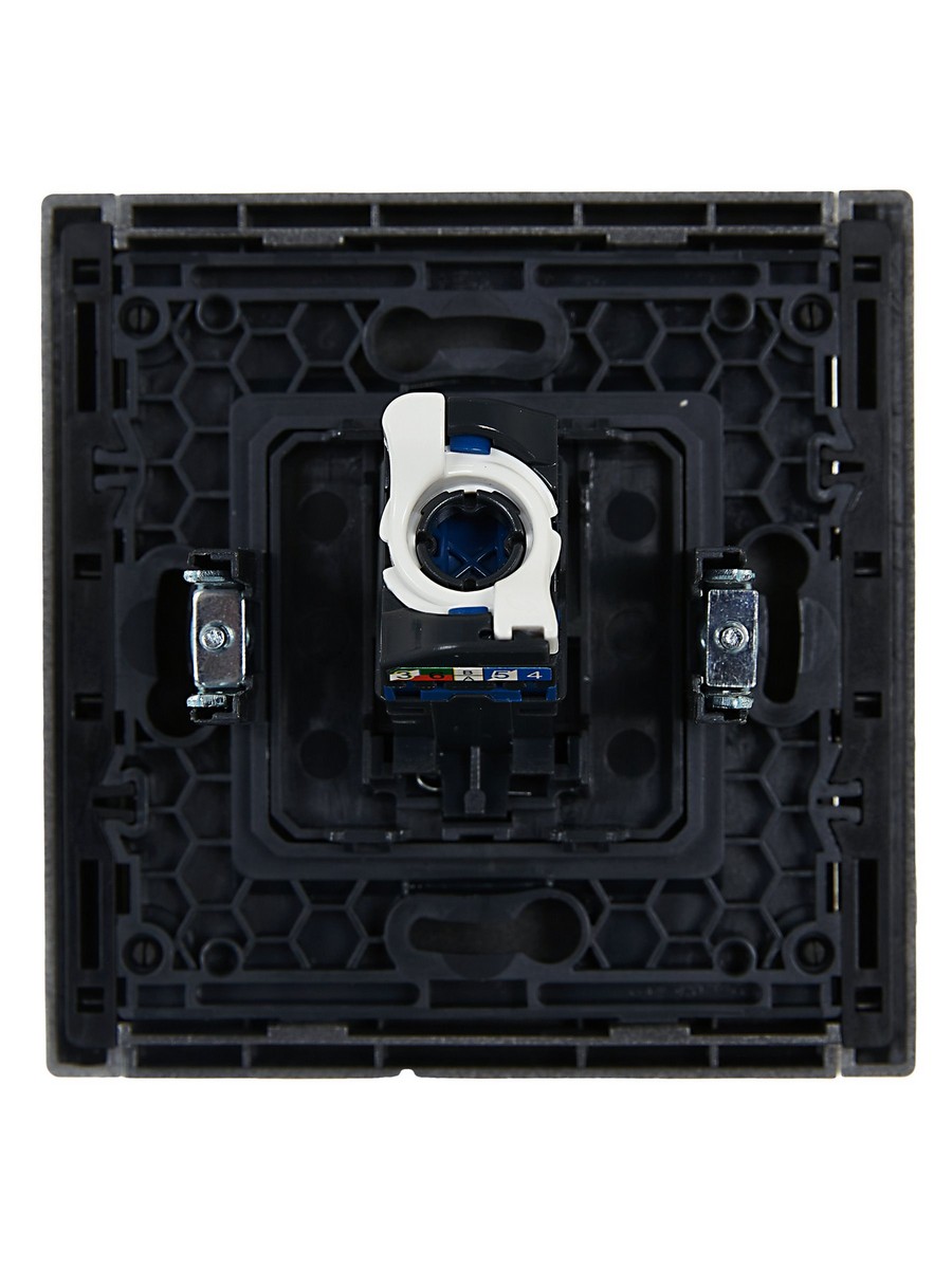 Розетка IEK FORTE&PIANO Сталь комп. RJ45 кат.6 FP531