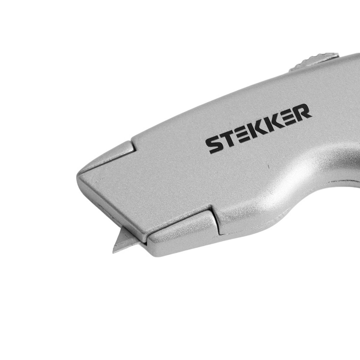 Нож строительно-монтажный с трапециевидным лезвием, 19 мм, 2 лезвия в рукоятке KMU-12-T 50199 фото