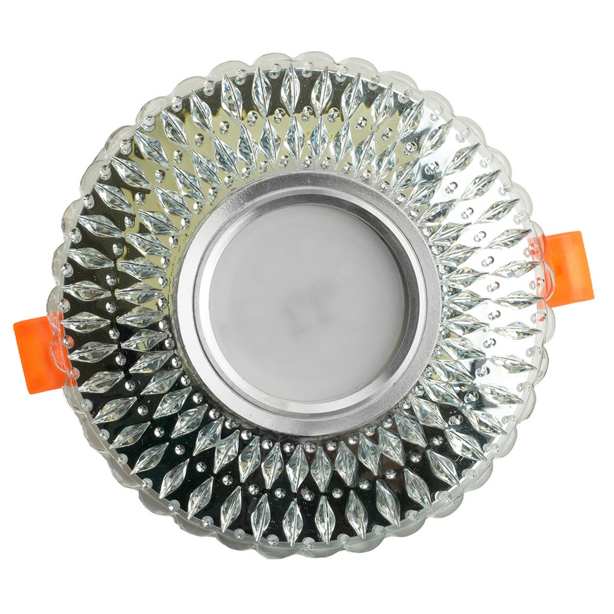 Светильник встраиваемый Feron CD937 с LED подсветкой MR16 прозрачный 29470