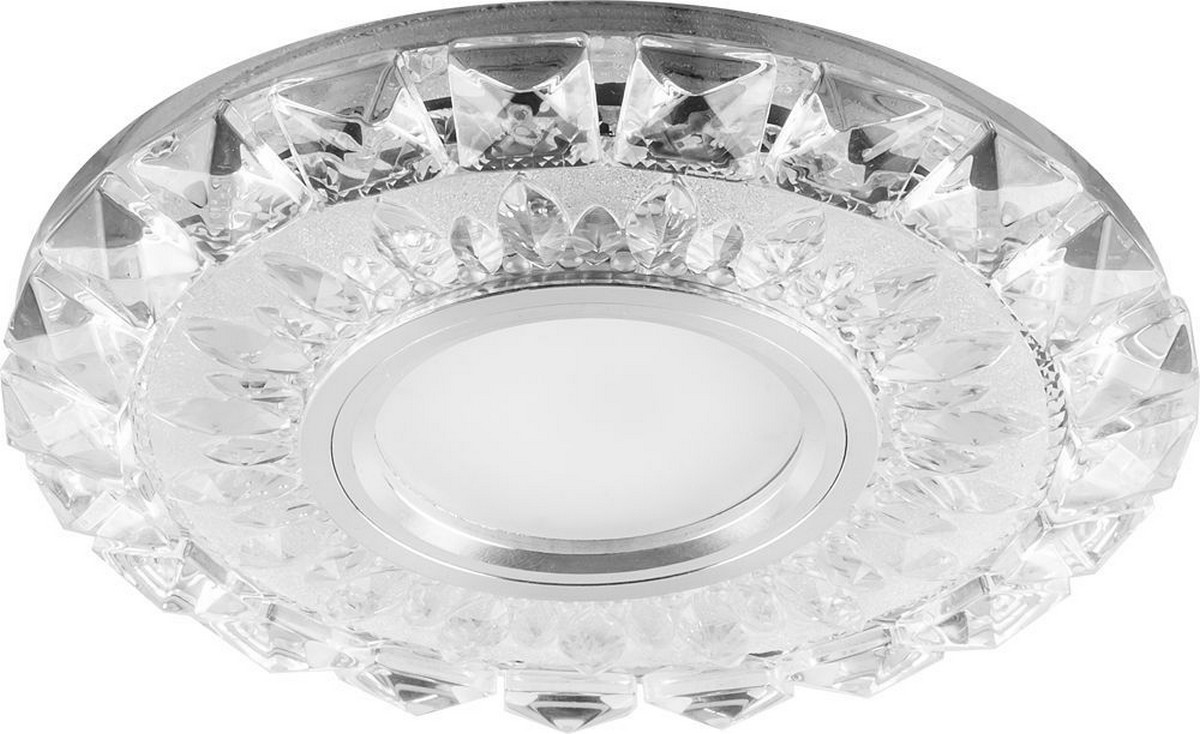 Светильник встраиваемый Feron CD922 с LED подсветкой MR16 белый 28897
