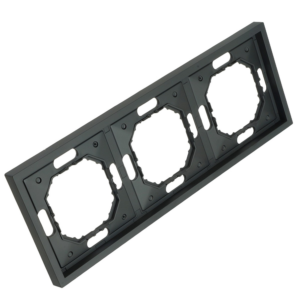 Рамка 3-ая STEKKER Эмили PFR00-5003-05 черный уголь soft touch 49860