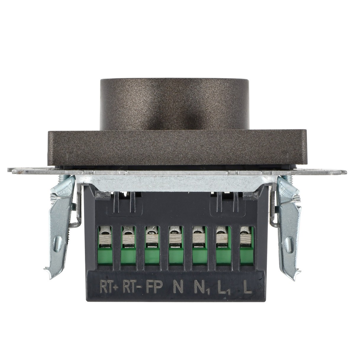 IEK Brite Бронза Термостат IEK BRITE BASE Темн.бронза электронный с инд. ТС10-1-БрТБ (терморегулятор) BR-RT11-K45