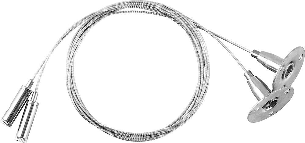 Трековые светодиодные светильники Подвесы Feron CAB1002 для трековых шинопроводов комплект 2 шт 150 см 10326 