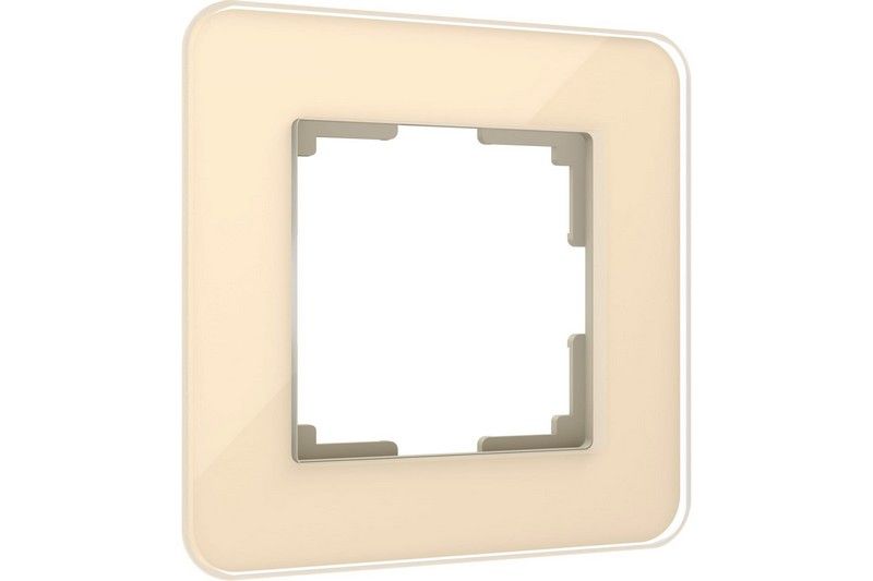 Рамки Werkel Elite Рамка Werkel из стекла на 1 пост Elite айвори W0012443