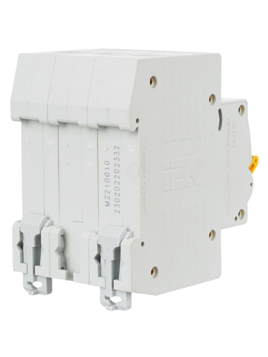 3 полюсные (трехполюсные) Автоматический выключатель IEK KARAT ВА47-29 3Р 32А 4,5кА х-ка С MVA20-3-032-C 