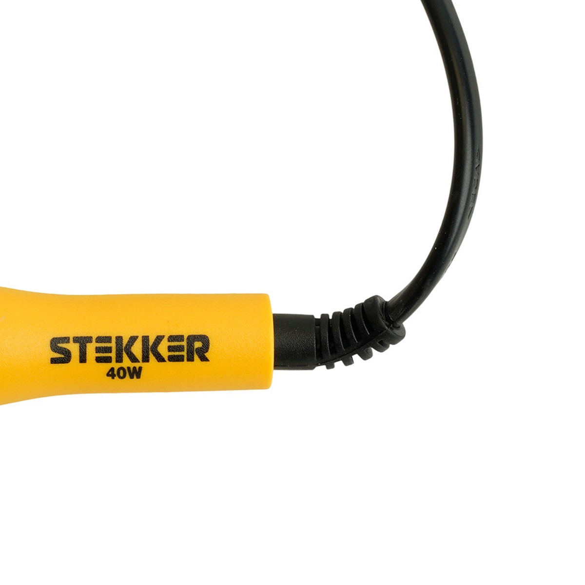 Паяльник STEKKER PLE201- 40 40W с кнопкой вкл., нихромовый нагреватель, долговечное жало, 230В 49800
