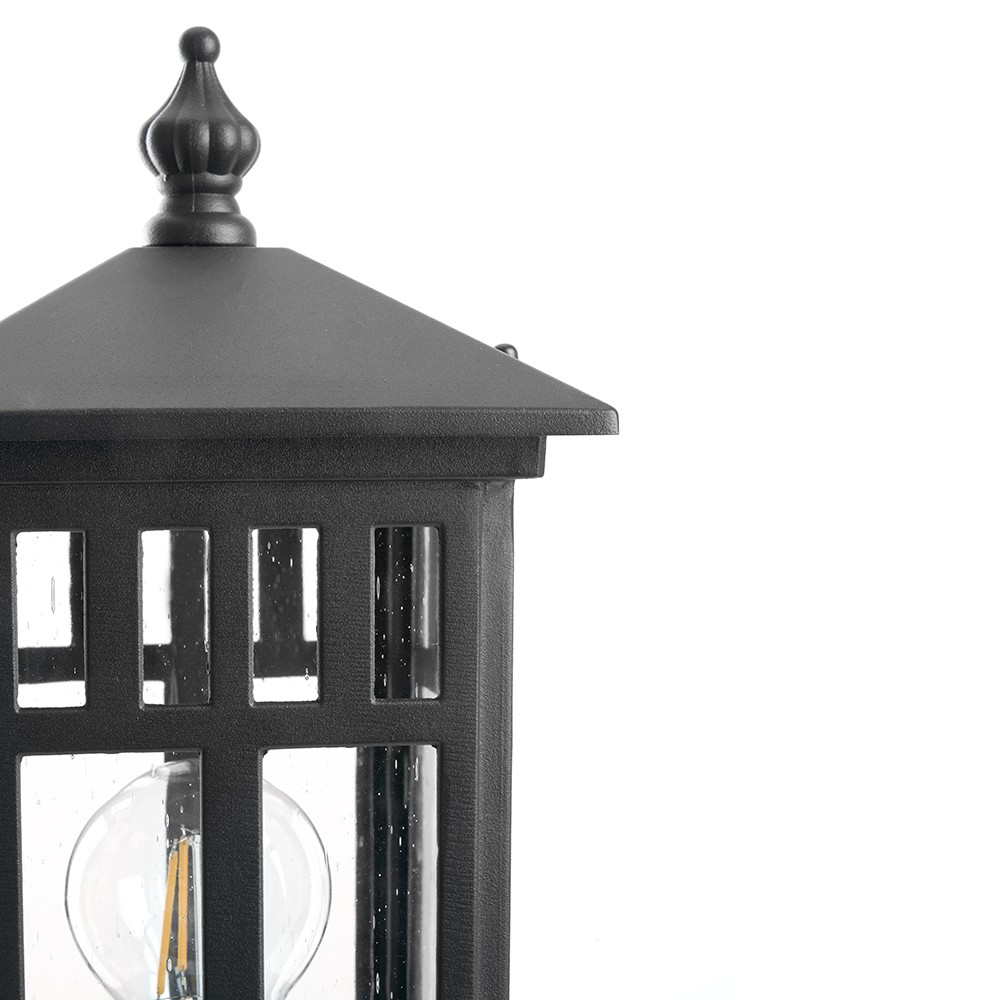 Уличные светильники столб Светильник садово-парковый Feron PL676 столб 60W 230V E27 черный 11691 