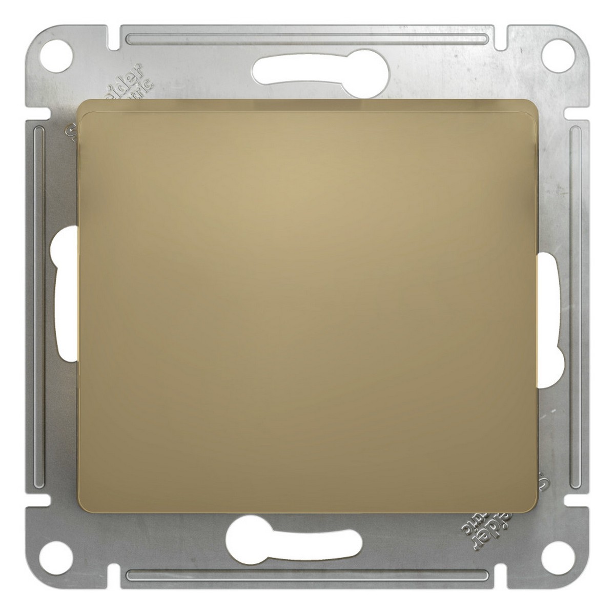 Выключатель Systeme Electric Glossa Титан 1-клавишный, сх.1 GSL000411