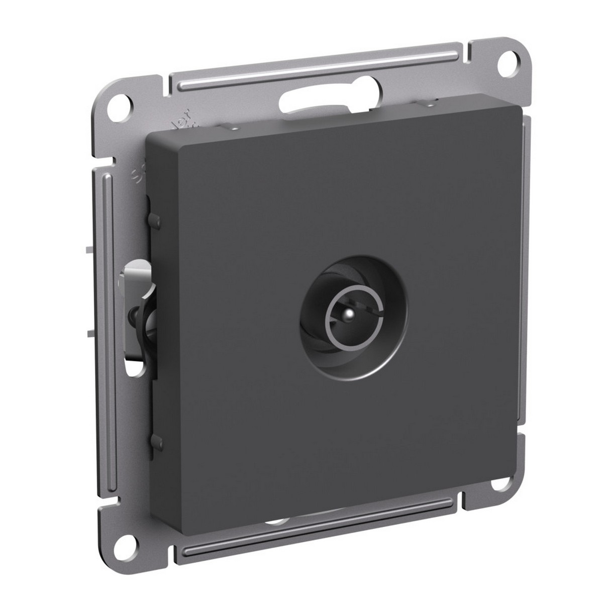 Розетка Systeme Electric AtlasDesign Базальт TV коннектор, ATN001493