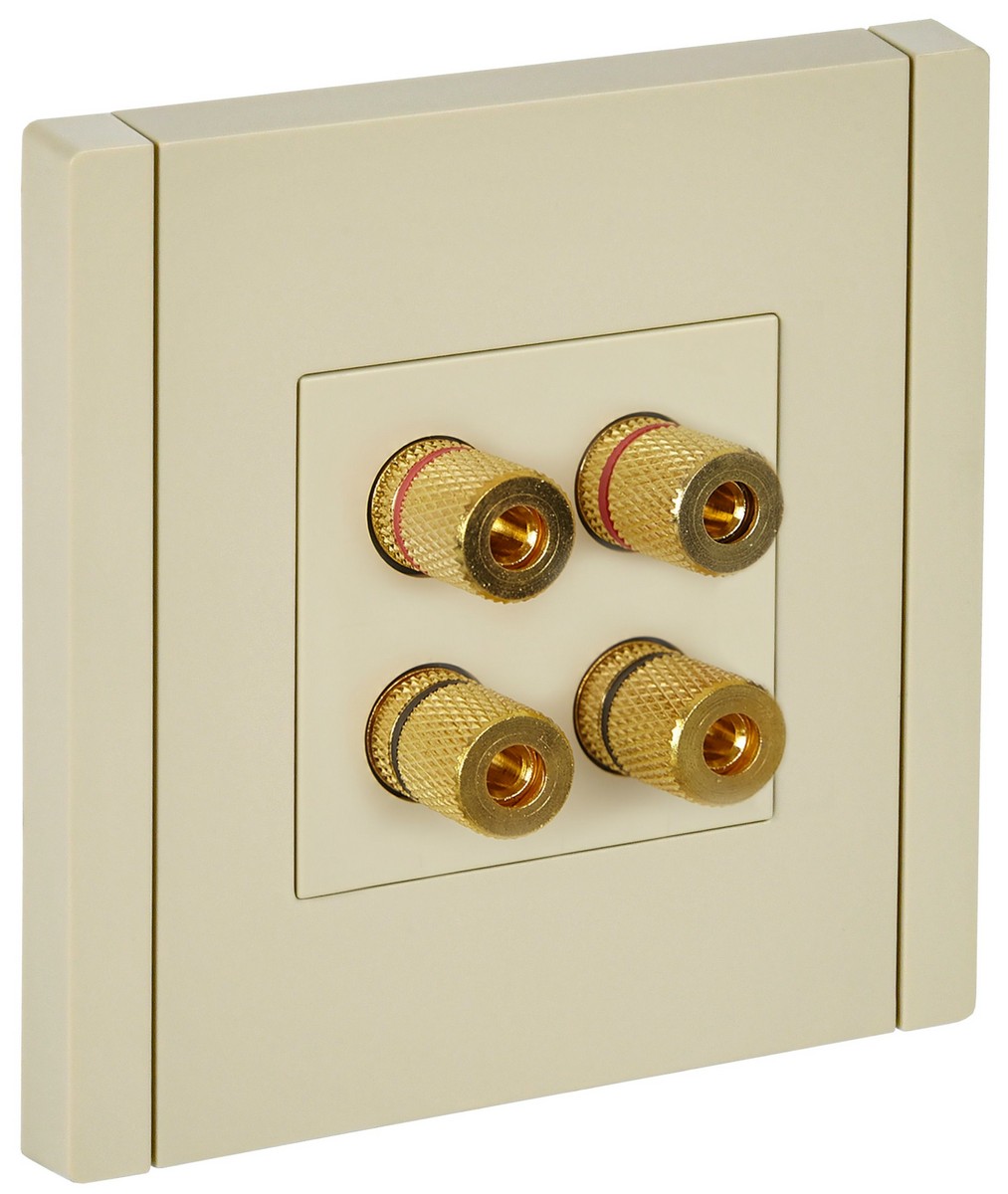 IEK FORTE&PIANO Ваниль Аудиорозетка IEK FORTE&PIANO Ваниль 4-мест. FP439