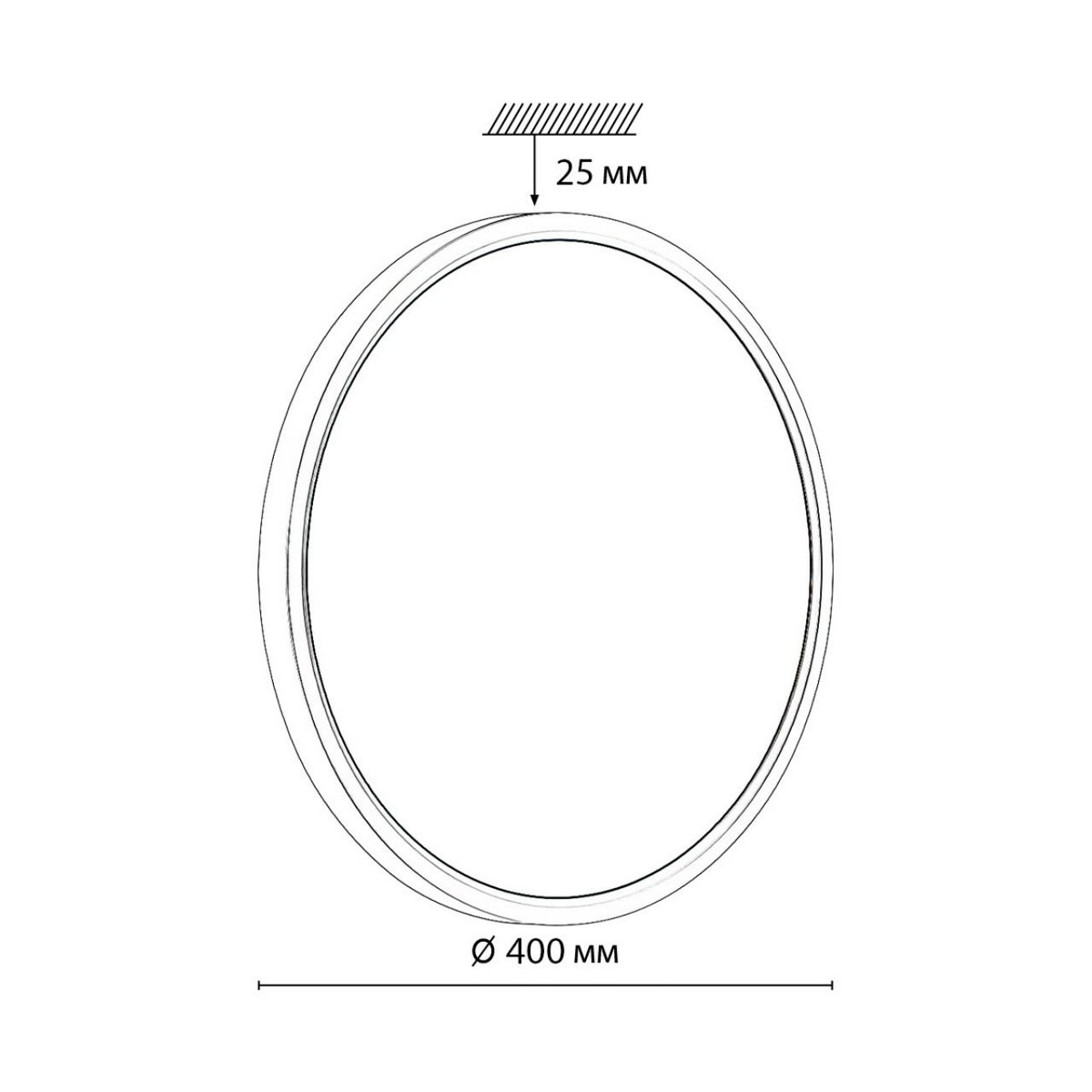 Настенно-потолочный светильник СОНЕКС 7661/32L OMEGA WHITE