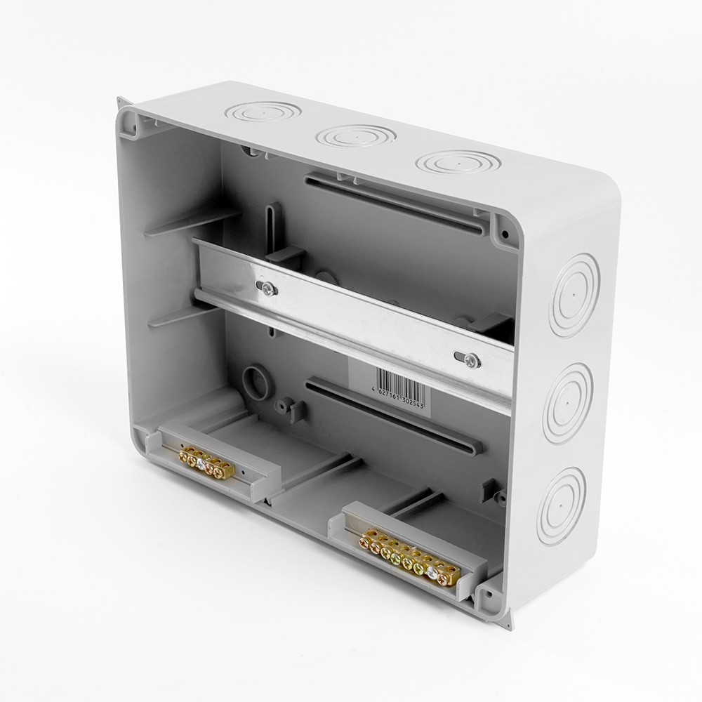 Пластиковые боксы и щиты Stekker Бокс настенный STEKKER EBX50-1/12-65 12 модулей, пластик, IP65 39191